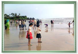 Payyambalam Beach in Kerala